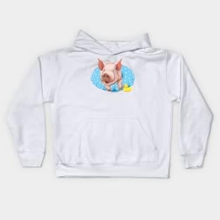 Piggy in the Pool Kids Hoodie